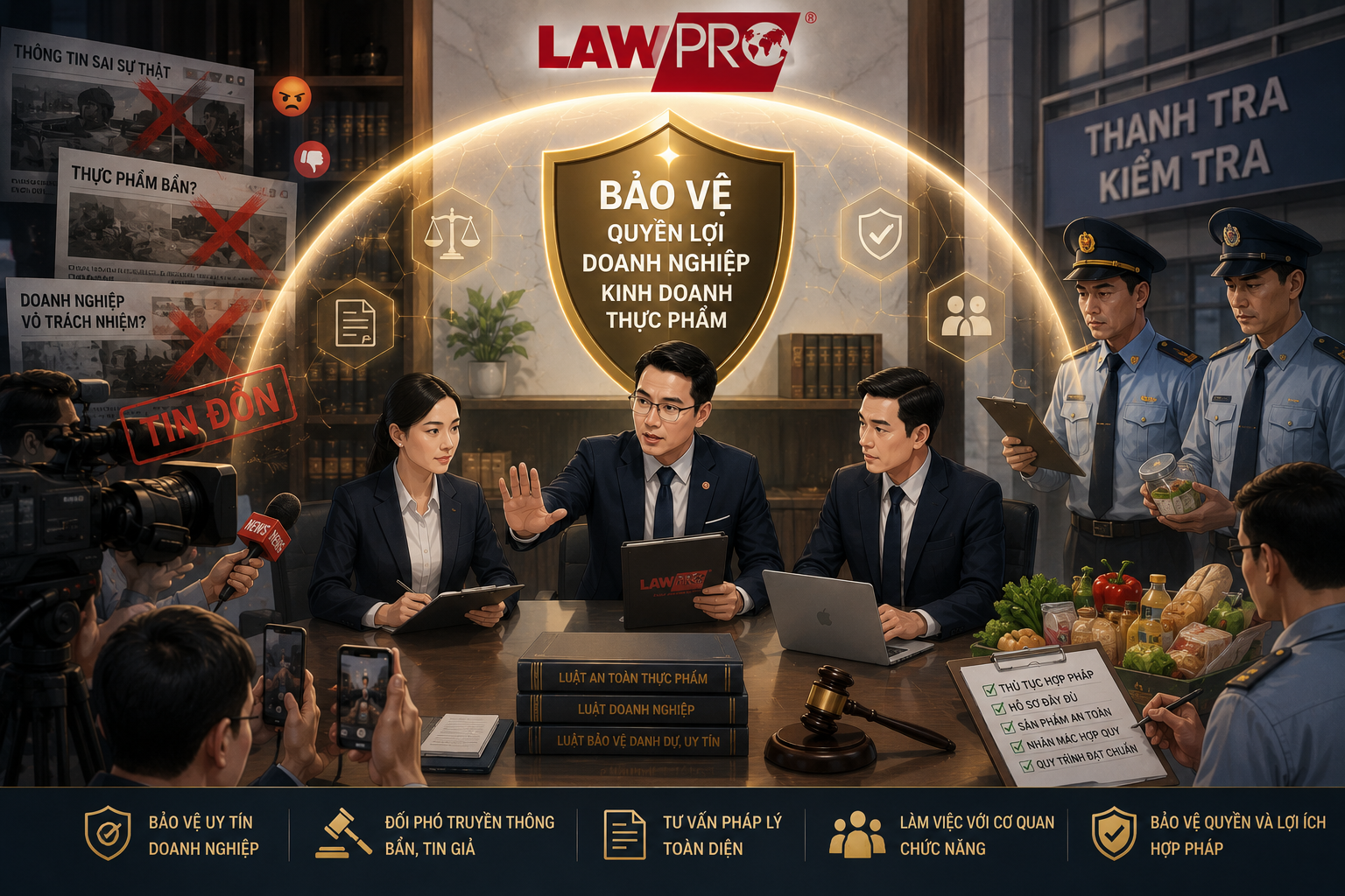 Sản xuất, phân phối thực phẩm